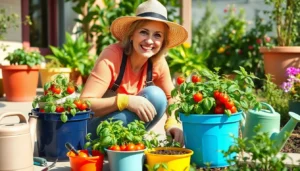 bucket gardening
